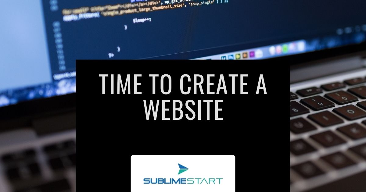How much time does a website take to create